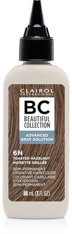 Clairol Professional Beautiful Collection Advanced Gray Solutions, 6N Toasted Hazelnut, 3 oz. - Packaging May Vary