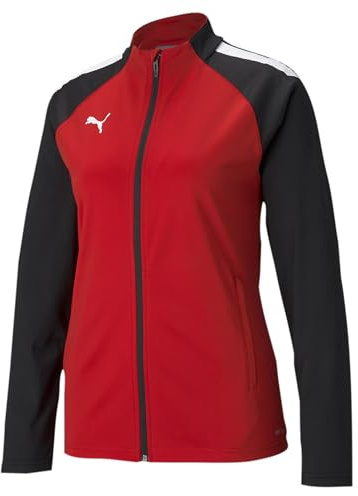 PUMA womens TeamLIGA Training Jacket, Puma Red-puma Black, X-Large US