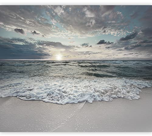 murando - Vlies Fototapete Meer und Strand 350x256cm Foto Tapete Schlafzimmer Wohnzimmer Vliestapete XXL Motivtapeten Bildtapete 3d Effekt Wand Dekoration - Landschaft Natur See Himmel c-C-10019-a-a