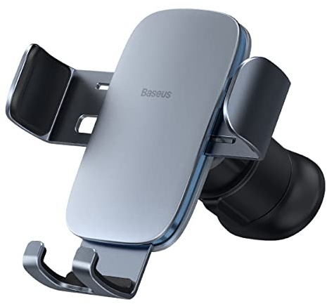 Baseus Car Mount Metal Age II Gravity on The Vertikal and Horizontal Ventilation Grill Gray (SUJS000013)