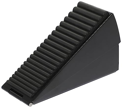 WOFASHPURET Türstopper Anti-Kollisions-Türstopper Autotür Stoßstangen Tür Zugschutz Türalarm Stopper Silikon Nagelfrei Türstopper Stiftständer für Schreibtisch Keilform Bodenplatte Gummi