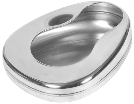 FOMIYES Tragbare Bettpfanne Urinal Für Bettlägerige Patienten Pflegeheim Leicht Zu Reinigen Praktisch