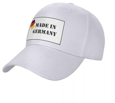 CIZIEOE Baseball Kappe Made in Germany Baseball Cap Flauschige Mütze Rugby Westernhüte Icon Hüte Damen Herren Geschenk