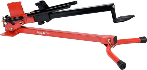 Mechanischer Fuß Holzspalter Brennholz Holzklotz Spalter 1,2 Tonnen, liegende Ausführung, bis 430mm