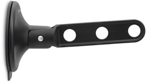 Colgador de Ropa con Ventosa Brabantia - Black | Colgador para Ventanas, Azulejos, Espejos | Colgador Compacto para Ropa, sujeta 3 Perchas, hasta 2 kg | Ideal para baños o Espacios pequeños