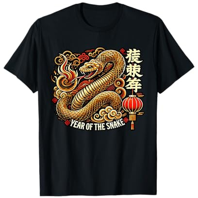 Chemise Zodiaque Chinois Année du Serpent 2025 T-Shirt