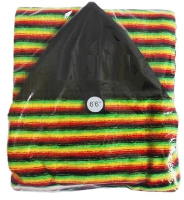 Surfboard Tasche Cover Surfbrettsocke, SUP-Boardsocke, Bodyboard-Abdeckung, schützende Aufbewahrungstasche, Kordelzug, Stretch-Tasche für Windsurf-Kitesurf-Board Surfboard Deck Bag(Rainbow 6ft6)