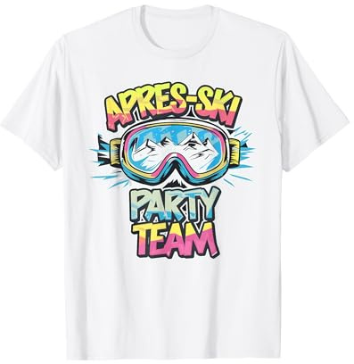 Apres Ski Party Team lustges Hütten Party Urlaubs Outfit T-Shirt