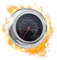 Stainless Steel BBQ Smoker Grill Thermometer - Precise Temperature Gauge for Accurate Readings up to 500℃ (Silver)