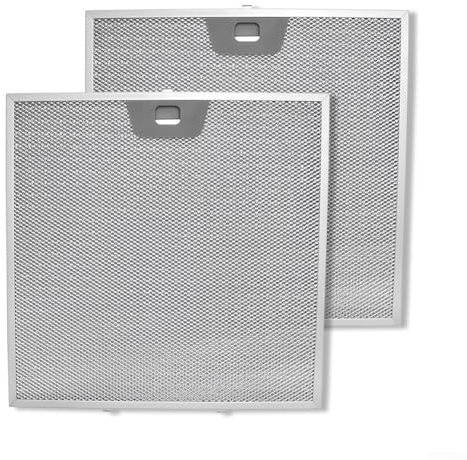 Dunstabzugshauben-Fettfilter, Metallgitter-Fettfilter, 2 Stück WB02X24872 Aluminium-Silber-Dunstabzugshauben-Fettfilter für GE JVW5301EJ1ES
