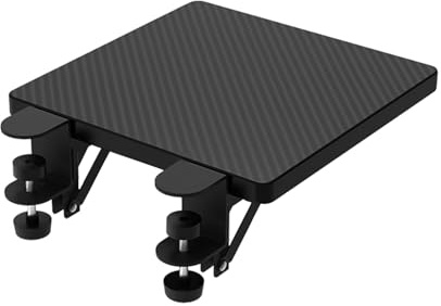 Schreibtisch-Verlängerung – Tischbefestigung, Tischhalterung, Klemmhalterung, ergonomische Tischverlängerung | Armlehne für Schreibtisch, Ellenbogen- und Armstütze, Computer-Armkissen für Komfort und