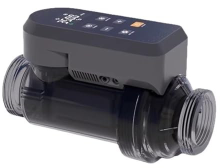Générateur De Chlore Au Sel De Grande Capacité pour Piscines - Électrolyseur Au Sel avec Contrôle Intelligent Par Application, Facile à Installer,withoutAPPcontrol-15g/h(<15K)