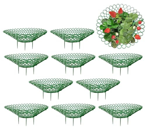 Cramma Di Piantagione Stand Di Fragola - Gabbia Da Giardino Di Sostegno Di Frutta, Porta Cresce Del Balcone | Set Colonna Verde Colture Versatili, Organizzatore Letto Riutilizzabile Per La Zona