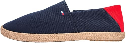 Tommy Hilfiger Uomo Espadrillas Core Textile in Tela, Blu (Desert Sky), 42