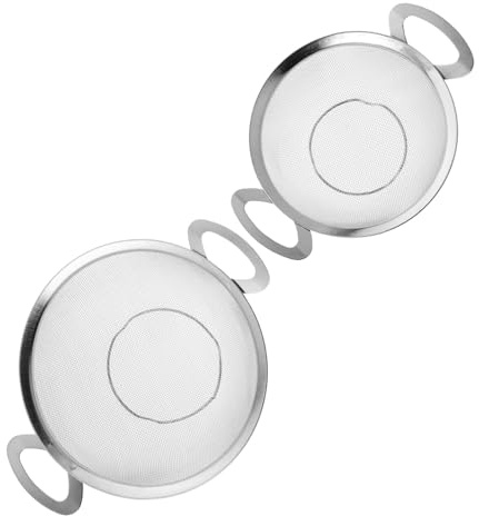 ULTECHNOVO Bacinella Scolapasta Acciaio Inossidabile con Design Rete per Lavaggio e Verdure e Facile da e Resistente per Cucina