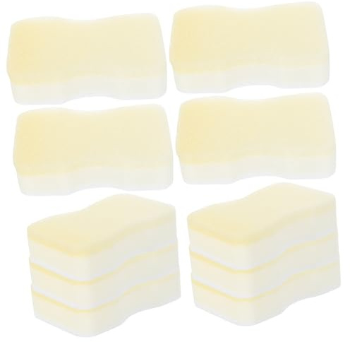 Veemoon Esponjas para Limpiar Pantallas De Lámparas Reutilizables 15 Unidades Esponja Eliminador De Hollín Blanca Tamaño Pequeño Limpieza Seco para Telas y Objetos De Decoración Hogar