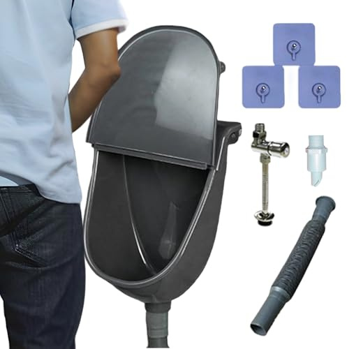 Urinario Sin Agua Urinario de pared antiolor, tapa incluida