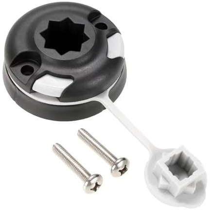 FANSHINUO Boats Railing Mounting Base Canoes Kayak Star Mount Inflatable Sea Fishing Rod Holder Mount Railing Mounting Base