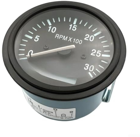 Zeiger-Tachometer mit genauem Drehzahlbereich 0 3000 für zuverlässige Geräteüberwachung, wasserdichtes Design, geeignet für raue Bedingungen in Instrumentenkästen und Maschinen