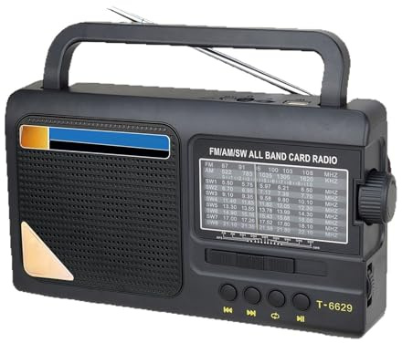 QUXVUIS Tragbares Radio: Kompaktes, batteriebetriebenes Mini Radio – einstellbar, geräuscharm, einfach zu bedienen – ideal für Hochzeiten, Geburtstage, Weihnachten und mehr