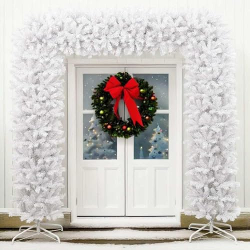 Generico Albero di Natale ad Arco Bianco 240 cm,Alberi di Natale,345090