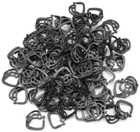 Ganci per rete ombreggiante da 100 pezzi Ganci per appendere in plastica per accessori per serre in tessuto ombreggiante