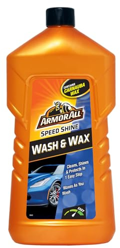 Armor All AMA24001EN Wash & Wax 1 Litre, Blue