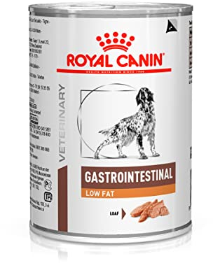 Royal Canin Veterinary Gastrointestinal Low Fat Mousse | 12 x 420 g | Diät-Alleinfuttermittel für ausgewachsene Hunde | Zur Unterstützung der Verdauung und bei Übergewicht
