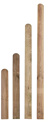 10 Stück Zaunbrett Fichte kdi 16x90 mm 120 cm lang, Typ A, Holz Zaunlatte Latte Stakete von Gartenwelt Riegelsberger