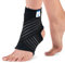 Actesso Cavigliera Elasticizzata Cinghia – Supporto per Caviglie Deboli, Slogature e Lesioni Sportive. Ideale per Uomini e Donne e per il Piede Destro o Sinistro (L, Nero)