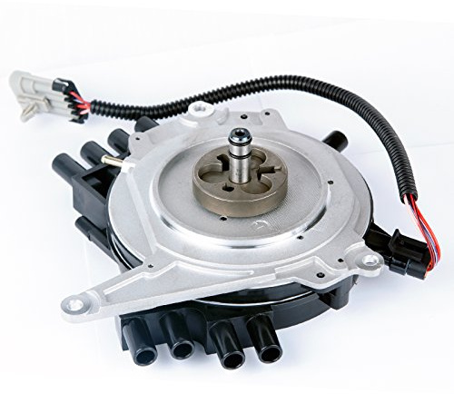 MAS Ignition Distributor with Cap & Rotor Compatible with Optispark LT1 Chevy Camaro Caprice Corvette Buick Roadmaster Pontiac Firebird V8 5.7L Replacement for 1104032 KA-GM8381 DST109