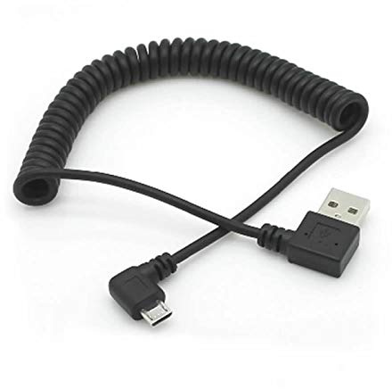 superior ZRL® Angle Droit degrés USB 2.0 à Micro USB mâle à Un Type de données mâle Câble de Source de données Sync câble de Charge