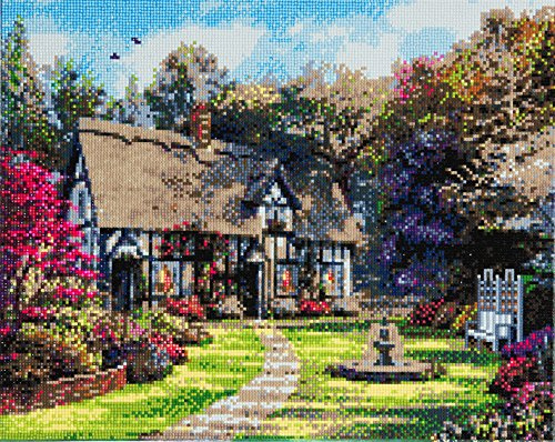 CRYSTAL ART Landhaus, 40x50cm Kristallkunst-Kit