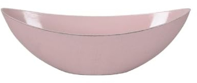 Decpero Dekoschale Kunststoff I Vintage rosa glänzend I 39x12x13cm