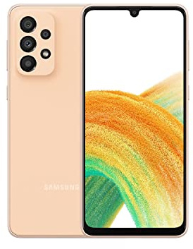 Samsung Galaxy A33 5G Naranja - Smartphone Android 6 GB RAM, Libre con Carga Rápida, Batería 5000 mAh, Pantalla 6,4'' (Reacondicionado)