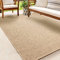 the carpet Kansas - robust indoor and outdoor carpet in natural jute look, weatherproof, suitable for patio and garden, approx. 60 x 90 cm