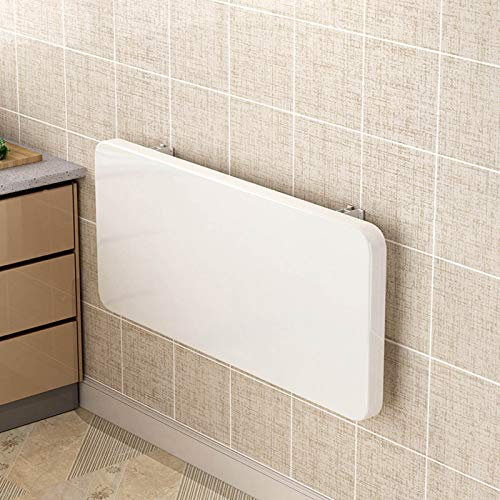ZEDARO Wandmontierter Klapptisch Klappbarer Wandklapptisch Wandmontierter Computertisch für Zuhause, Küche, Schlafzimmer, Büro, Badezimmer, Balkon – platzsparend