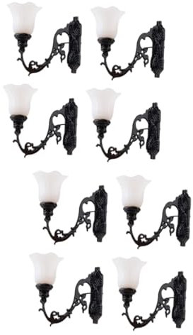 ibasenice 2sets Miniatur Lampen Ornamente Moving Lampe Mini Landschaft Licht Für Sand Tisch Dekorationen 4 Stücke * 2