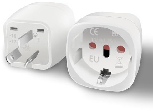 2 Pièces Adaptateur Prise Australie, Adaptateur Australie, Adaptateur Voyage, Adaptateur Prise Nouvelle Zelande, Adaptateur Prise Australienne,Adaptateur Type I