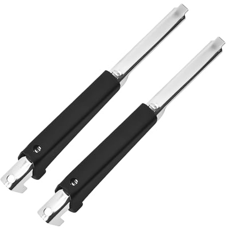 Bailinks 2 Stück Verstellbarer Jar Opener, Dosen- und Flaschenöffner, Multifunktionaler Deckelöffner für Schraubgläser, für Senioren und Arthritis-Patienten (Schwarz)