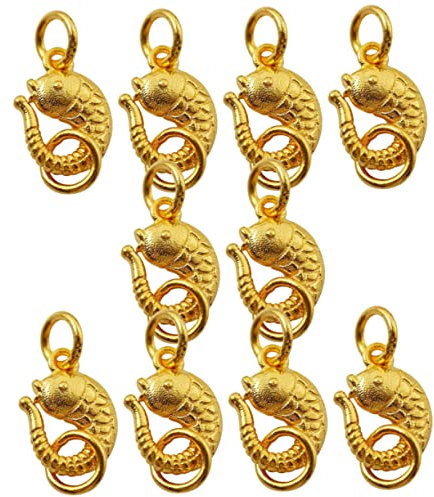 Angoily 10stücke Metall Fischform Halskettenverschlüsse Schnallen Schmuckverschluss Diy Armbandstecker Verschlüsse Verbindungsschnallen Für Selbermachprojekte