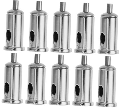 JECOMPRIS 10piezas Abrazaderas De Cable De Inoxidable Tensores De Alambre Fuertes Para Cuerdas Tensores Clips Para Rieles Accesorios Seguros Para Cuerdas De Publicidad y Lámparas