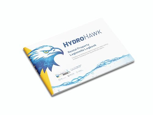 HydroHawk Legionella Logbook for Rental Properties – 50 Test Record Sheets & Instructions Ideal for Landlords and Property Managers. for Use with HydroHawk Legionella Testing Kit