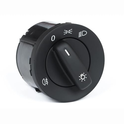 Bohaner Car Headlight Switch Control Fog Light Switch Main Light switch Control 1K0941431BB 1K094431B for VW Golf 5 Golf 6