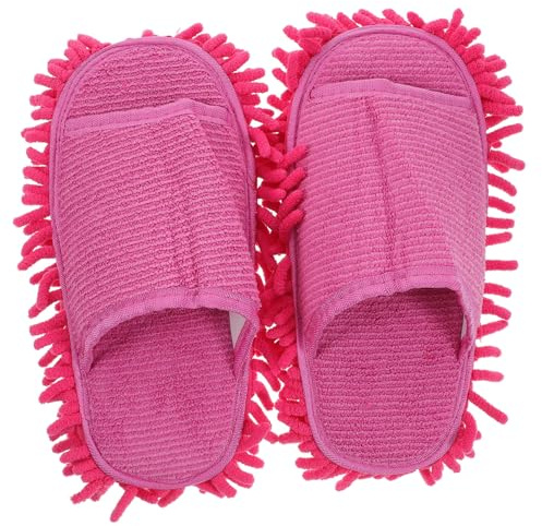 Homoyoyo 1 Par Zapatillas Mopa de Duster Zapatillas Abiertas para Limpiar el Cómodas y Silenciosas