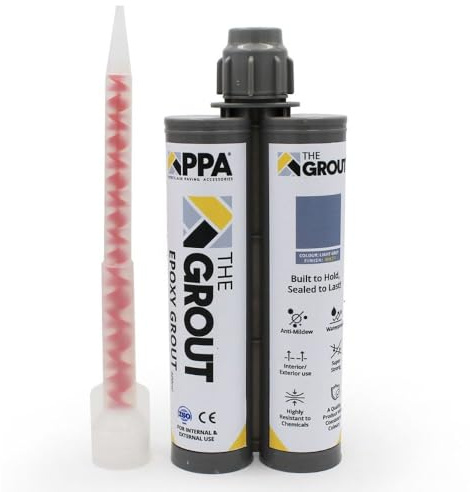 PPA Epoxy Grout Light Grey 400ml for Porcelain Paving Accessories - Waterproof Sealant