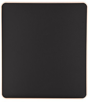 Fockety Alfombrilla de Ratón para Juegos de Aluminio con Control Preciso, Agarre de Escritorio Antideslizante a Prueba de Fugas de Doble Cara para PC, Portátil, Ratón óptico, Negro, Plateado y