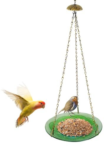 Mangiatoia per | motivo floreale per nettare | dispenser per mangime per giardino, terrazza, balcone, alberi ed esterni