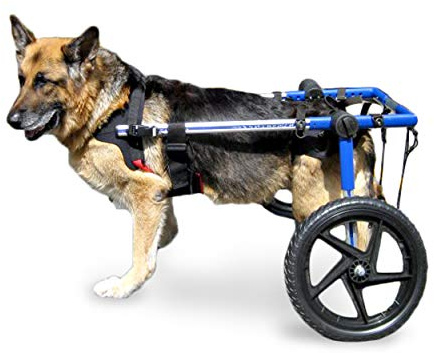 Walkin' Wheels Dog Wheelchair - for Large Dogs 70-180 Pounds - Veterinarian Approved - Dog Wheelchair for Back Legs