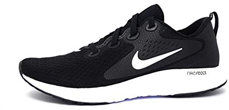 Nike Damen Wmns Legend React Laufschuhe, Schwarz (Black/White 001), 38 EU